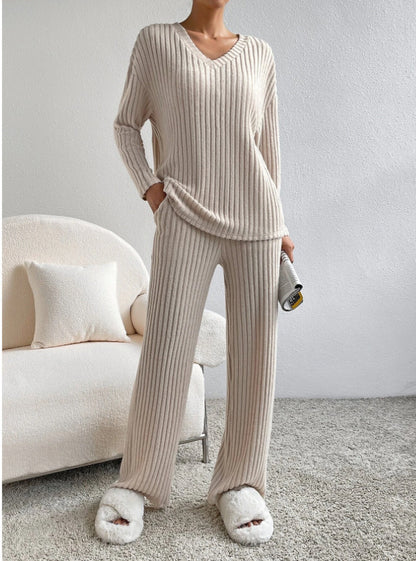 Lila Cozy Knit Lounge Set