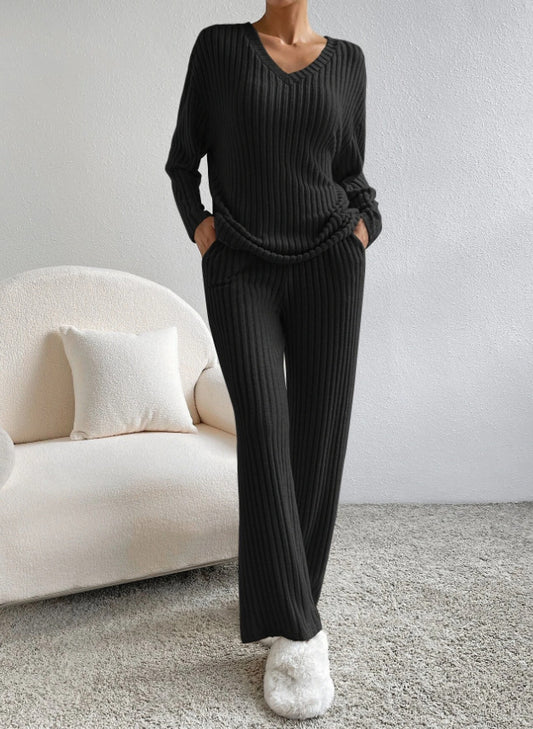 Lila Cozy Knit Lounge Set