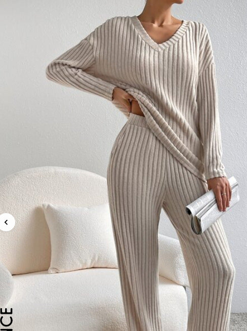 Lila Cozy Knit Lounge Set