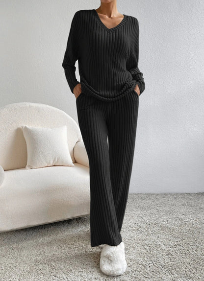 Lila Cozy Knit Lounge Set