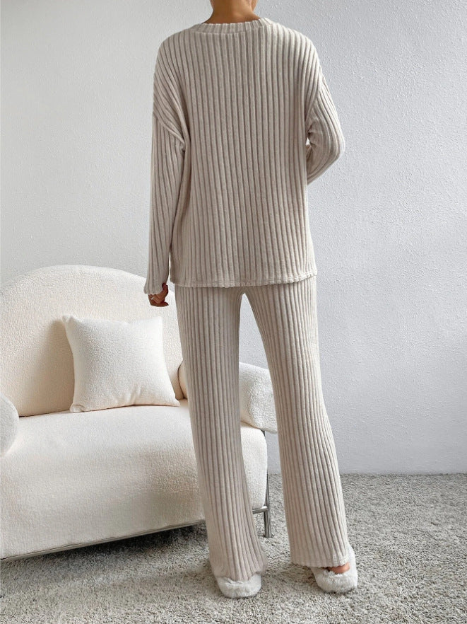 Lila Cozy Knit Lounge Set