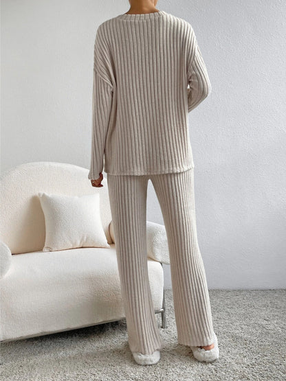 Lila Cozy Knit Lounge Set